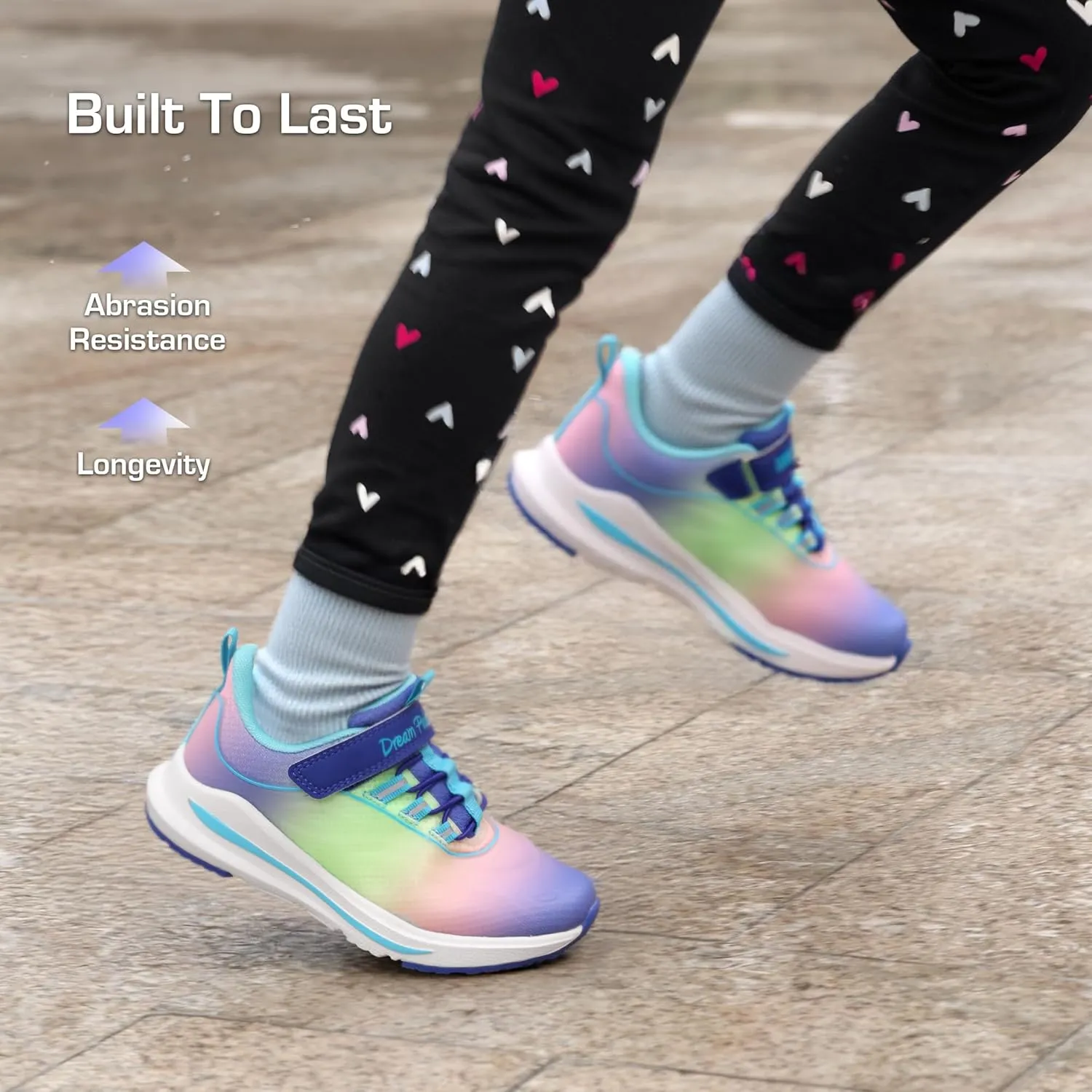 DREAM PAIRS Boys Girls Shoes Kids DuraPlay Tennis Running Athletic Protective Walking Sneakers for Little/Big Kid