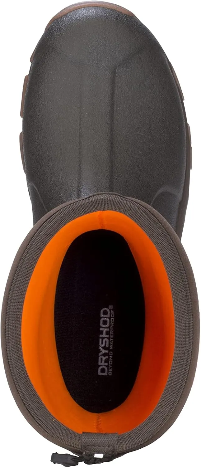 Dryshod Mens Haymaker Mid Hard Working Farm Boot - Brown HAY-MM-BR