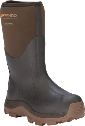 Dryshod Mens Haymaker Mid Hard Working Farm Boot - Brown HAY-MM-BR