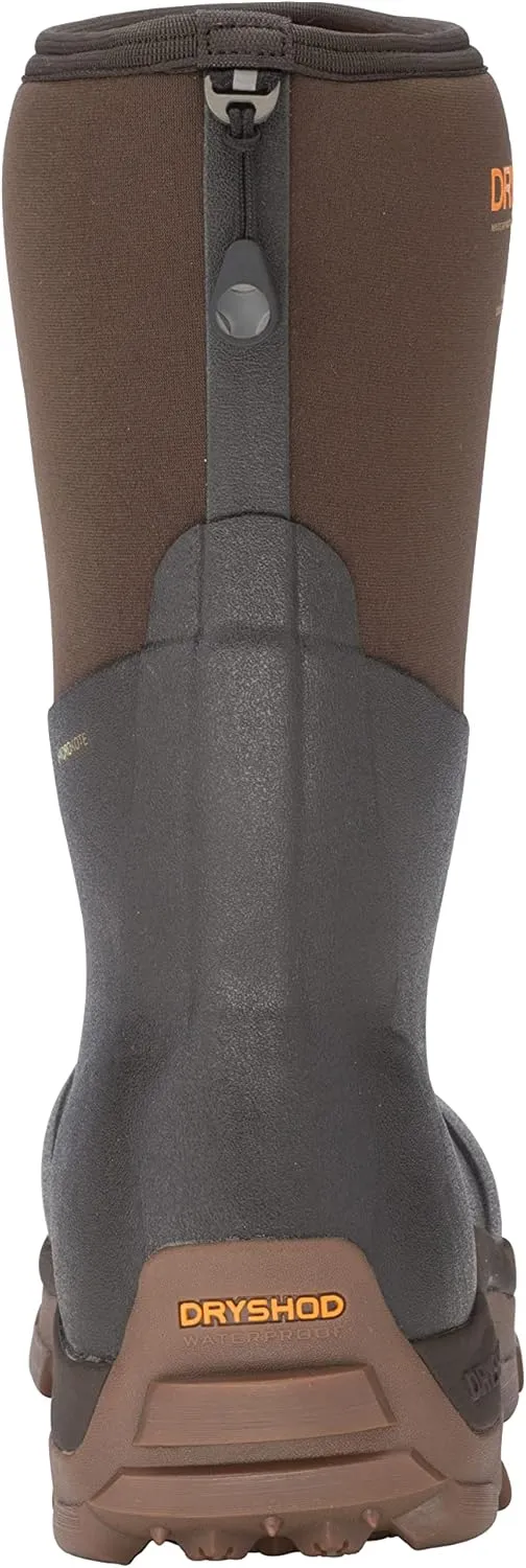 Dryshod Mens Haymaker Mid Hard Working Farm Boot - Brown HAY-MM-BR