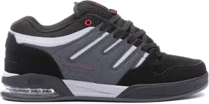 DVS Men's Tycho Skate Shoe, Black Charcoal Red, 8