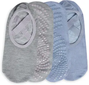 Gaiam Grippy Studio Yoga Socks for Extra Grip in Standard or Hot Yoga