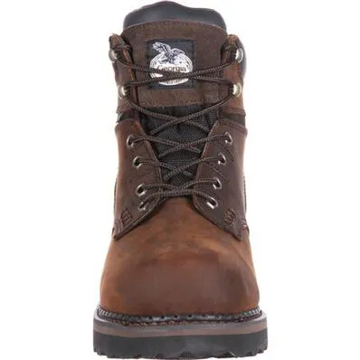 Georgia Boot Dark Brown Brookville Waterproof Mens Work Boots G7134 **ONLINE ONLY