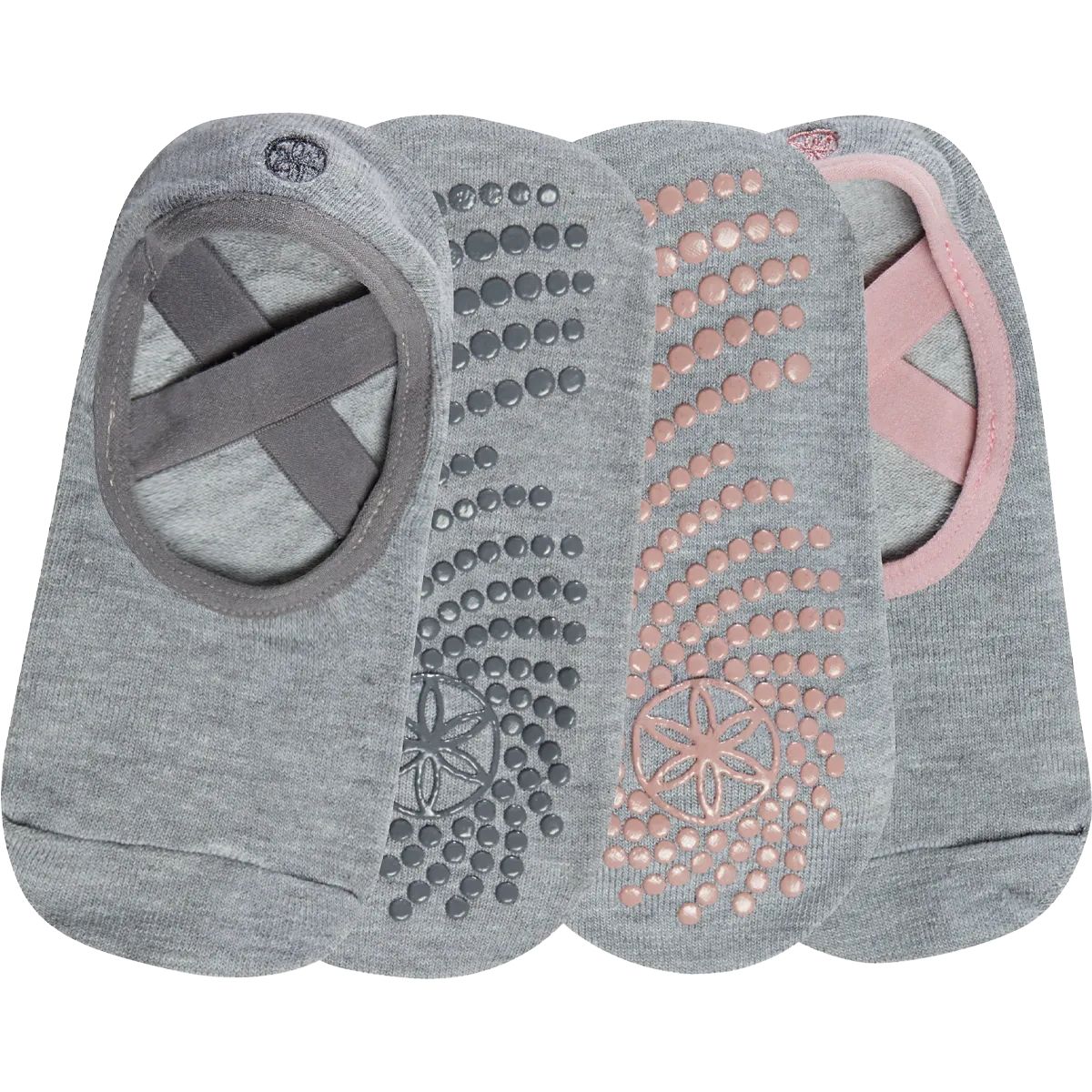Grippy Yoga Barre Socks 2-PK