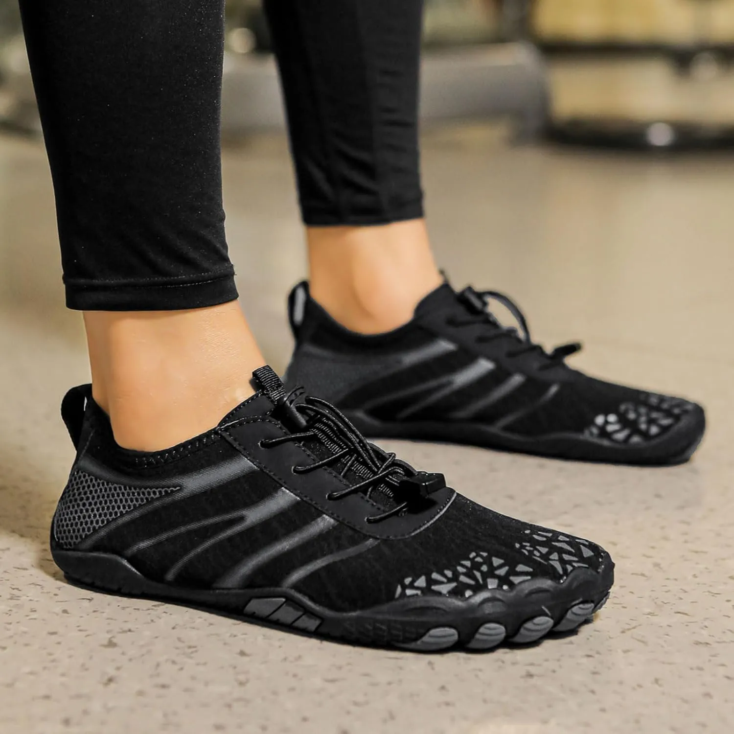 Grounded Footwear for Women Men Lightweight Breathable Non-Slip Athletic Footwear,Wide Toe & Non-Slip Barefoot Shoes Swimming Surf Hiking Walking Quick Dry Water Shoes.Outdoor Casual Comfort Wear