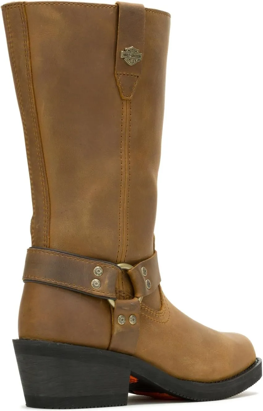 Harley-Davidson Women's Korsen Tall Ride Waterproof Motorcycle Boots D87310