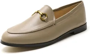 heelchic Women's Penny Loafers, Flats Loafer Low Heel for Women Comfortable, Slip On Driving Boat Shoes, Dressy Business Casual Shoes