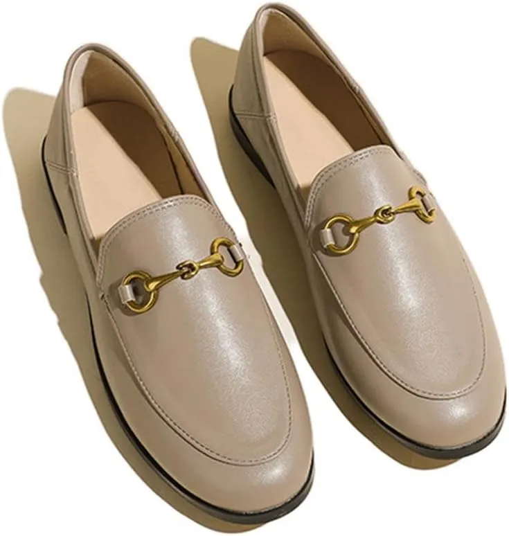 heelchic Women's Penny Loafers, Flats Loafer Low Heel for Women Comfortable, Slip On Driving Boat Shoes, Dressy Business Casual Shoes