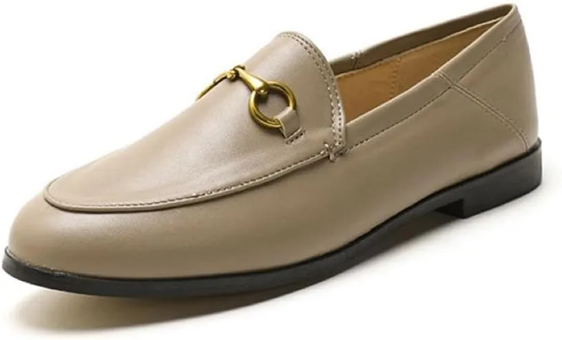 heelchic Women's Penny Loafers, Flats Loafer Low Heel for Women Comfortable, Slip On Driving Boat Shoes, Dressy Business Casual Shoes