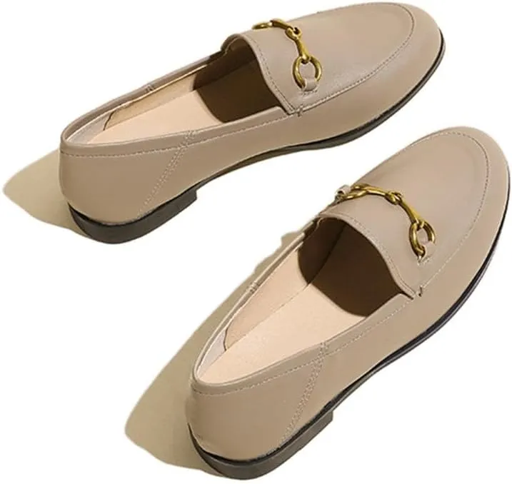 heelchic Women's Penny Loafers, Flats Loafer Low Heel for Women Comfortable, Slip On Driving Boat Shoes, Dressy Business Casual Shoes