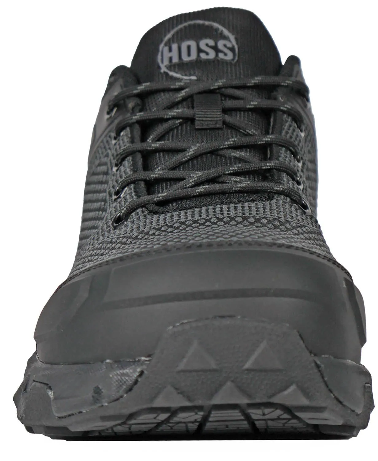 Hoss Boots Mens Buster Low Composite toe Black Textile Work Shoes
