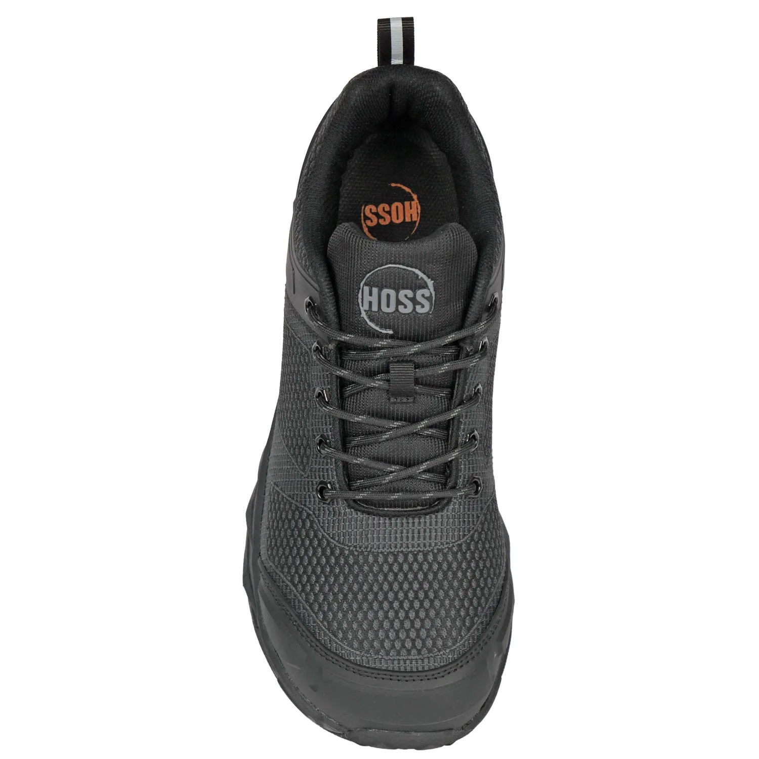 Hoss Boots Mens Buster Low Composite toe Black Textile Work Shoes