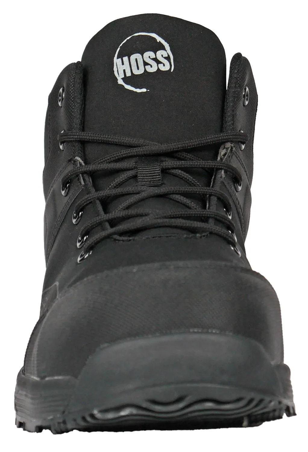 Hoss Boots Womens Wheeler High Composite toe Black Textile Work Boots
