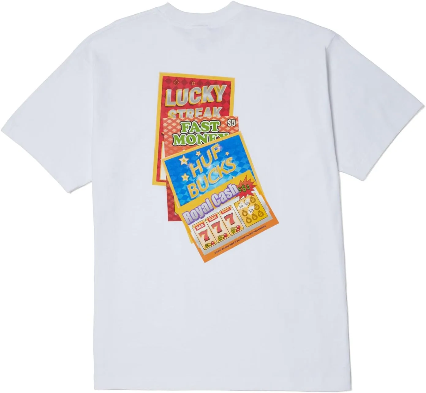 HUF Lucky Short Sleeve Tee – Iconic Men's T-Shirt Inspired by Skate Culture