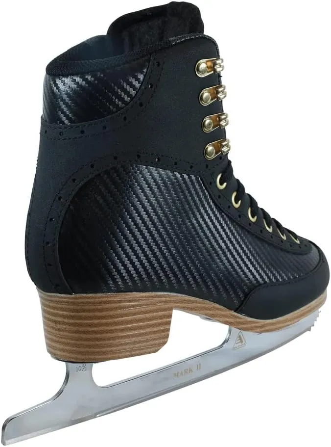 Jackson Ultima Softec Elite/Nova Figure Ice Skates for Women/Girls with Mark-II Blades Bundle with Skate Guards, Just Launched 2023