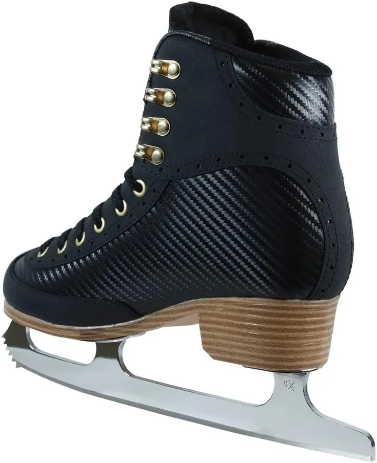 Jackson Ultima Softec Elite/Nova Figure Ice Skates for Women/Girls with Mark-II Blades Bundle with Skate Guards, Just Launched 2023