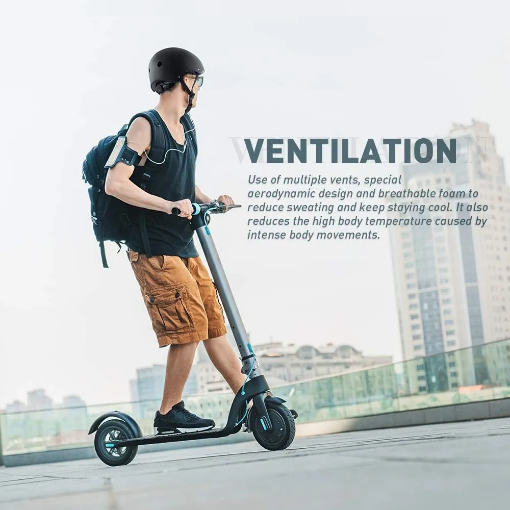 JBM Skateboard Helmet - Lightweight, Adjustable & Ventilated Helmet for Scooter, Roller Skate, Inline Skate