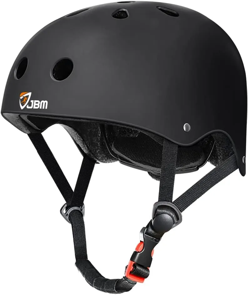JBM Skateboard Helmet - Lightweight, Adjustable & Ventilated Helmet for Scooter, Roller Skate, Inline Skate