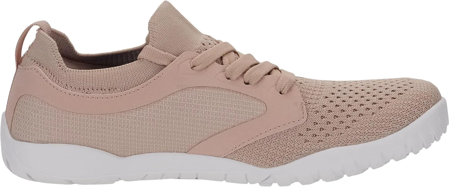 Joomra Women's Wide Minimalist Barefoot Shoes | Wide Toe Box Fashion Sneakers | Zero Drop Grippy Sole