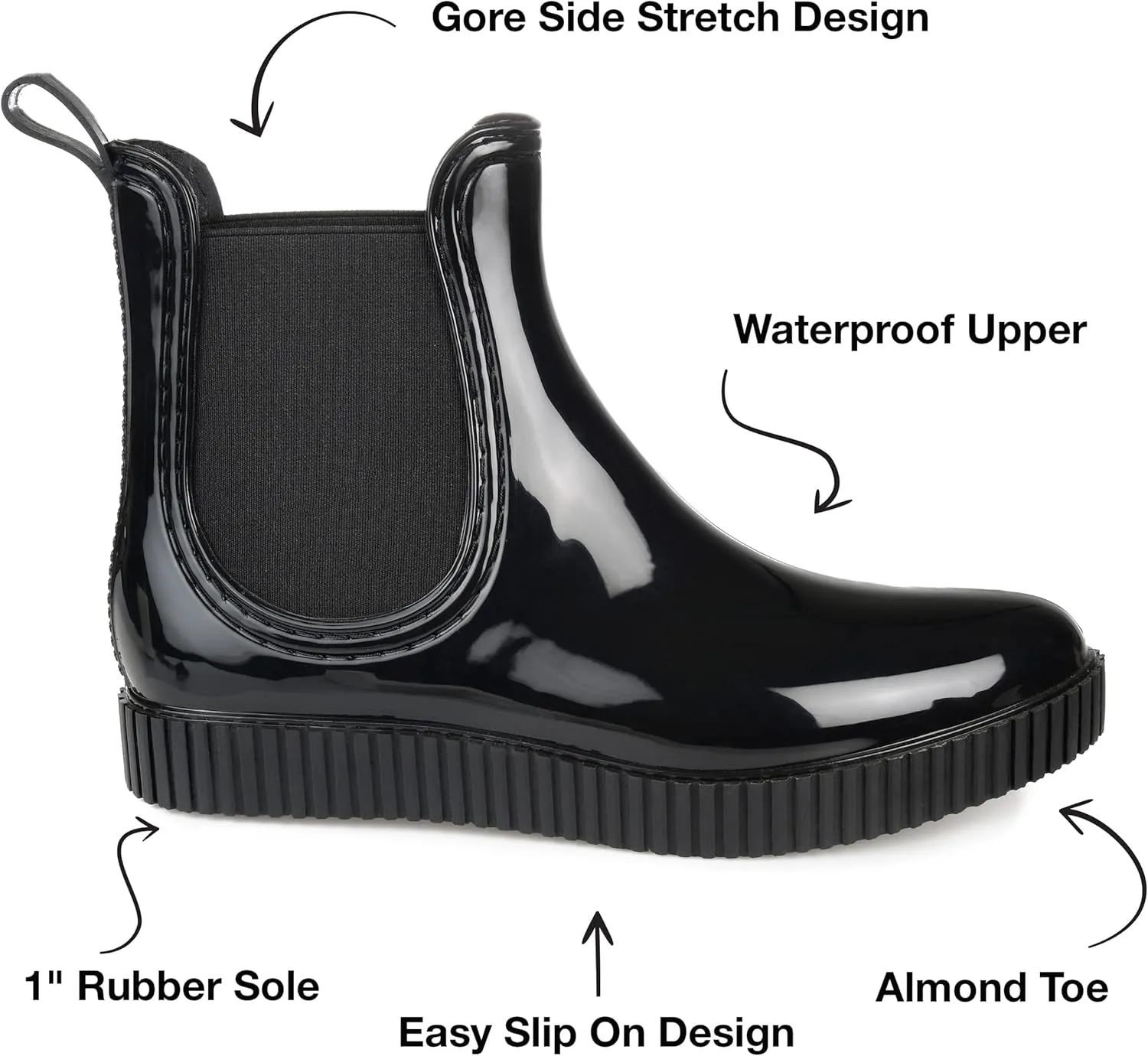 Journee Collection Women's Drip Rain Boot