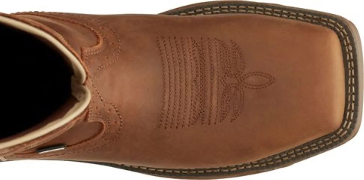 Justin Rustic Tan Stampede Rush 11 inch Mens Work Boots WK4330