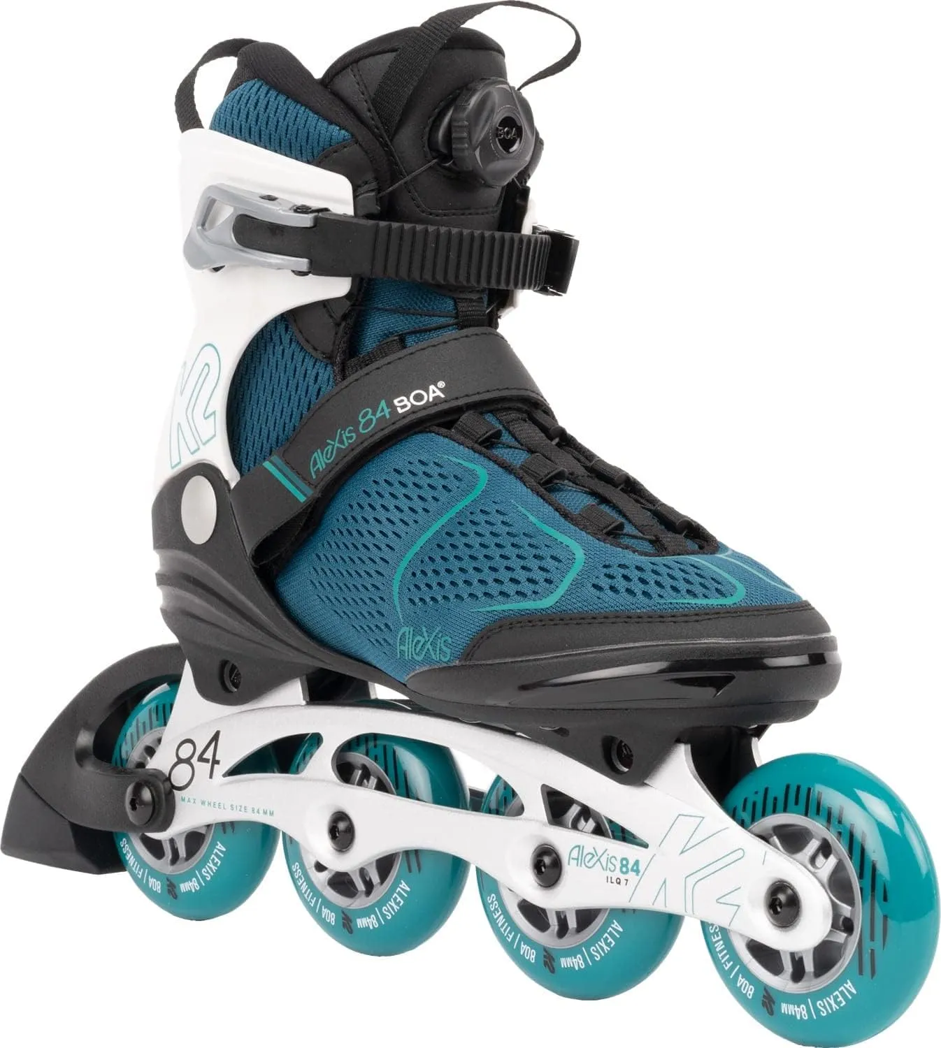 K2 Alexis 84 Boa Teal Womens Inline Skates