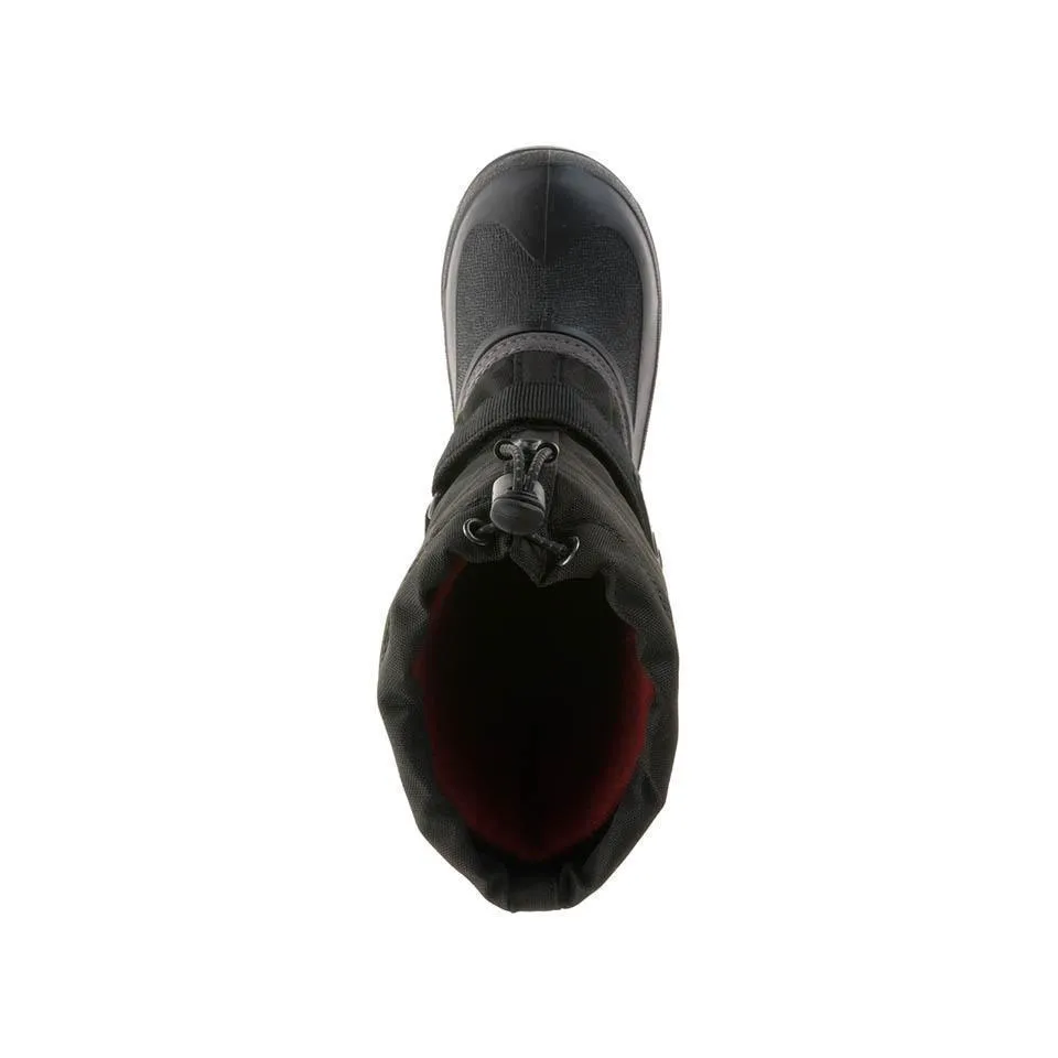 Kamik Boy's Waterbug5 Waterproof Boot Black/Grey (Sizes 1-7)