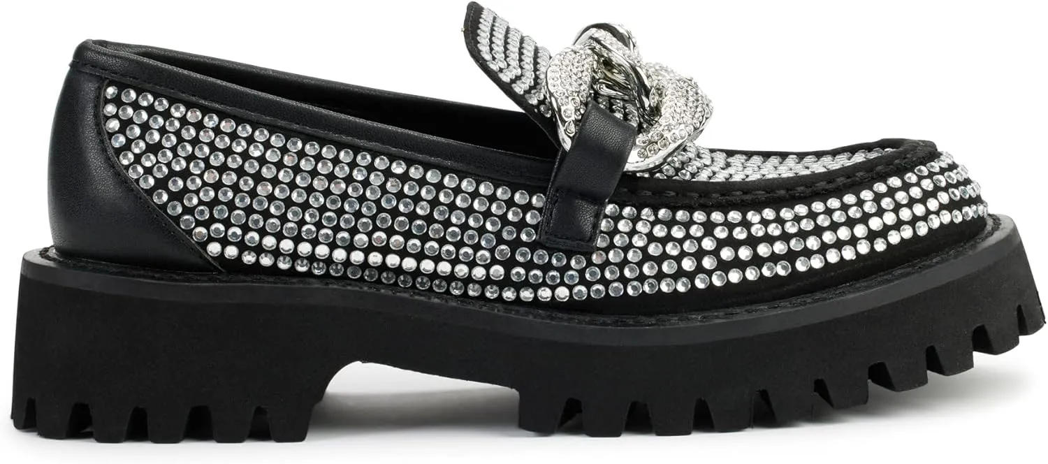 KARL LAGERFELD womens Giana Embellished Loafer