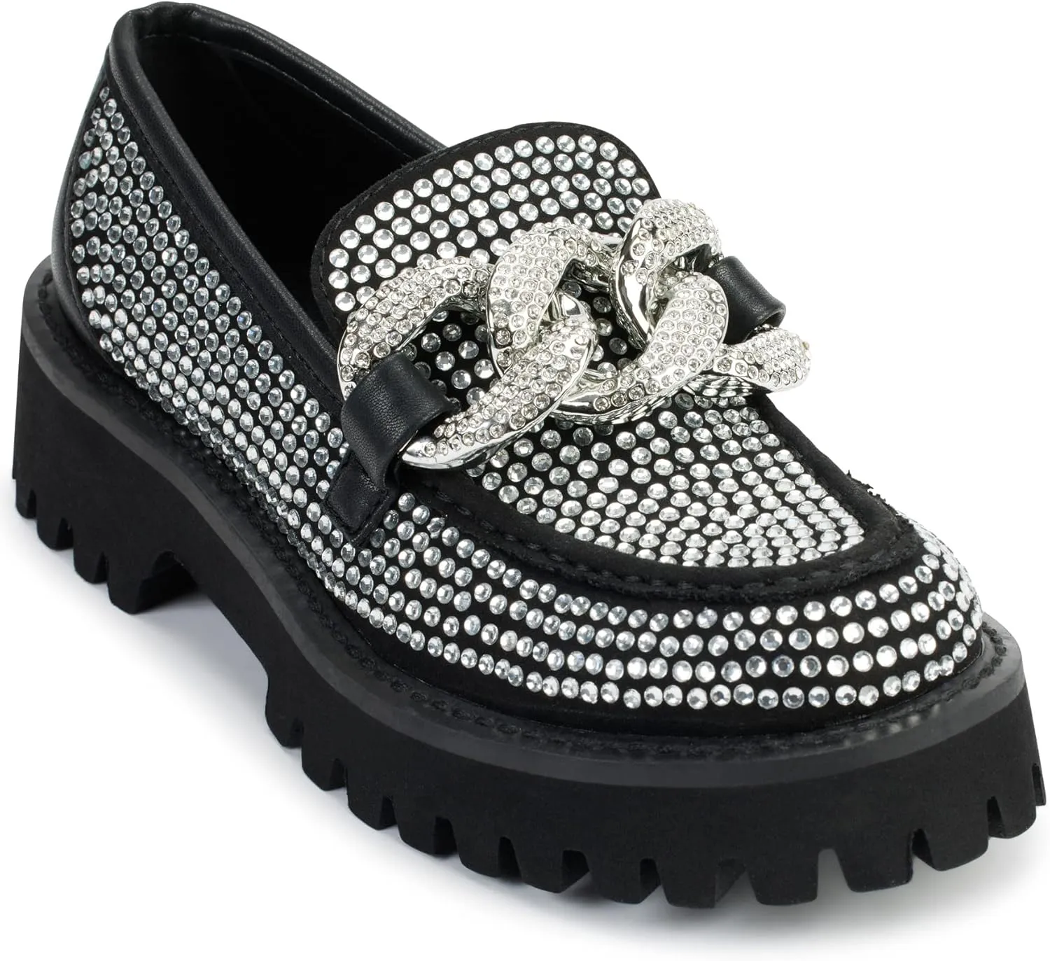 KARL LAGERFELD womens Giana Embellished Loafer