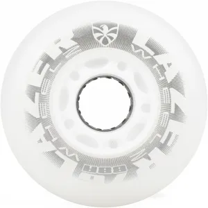 Lazer Wheelz - Light Up Skate Wheels, Led Inline Skate Accessories, Inline Skate Replacement Wheels, 76mm Inline Skate Wheels, White, Pack of 8