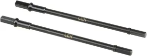 LCX Racing 1/10th RC Crawler Car Hard Steel Rear Axle Drive Shaft Dogbone Straight Shaft for RC Car Axial Capra Unlimited Trail Buggy UTB10, Upgrades Parts Accessories
