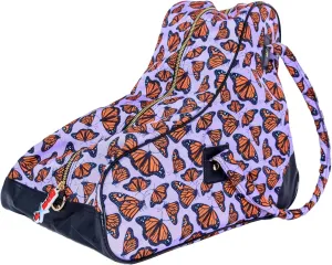 LENEXA Nylon Roller Skate Bag | Shoulder Strap and Handles | Reinforced Bottom Fits Quad Skates to Men's 12