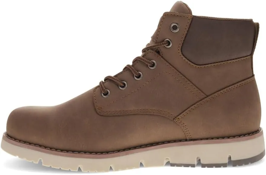 Levi's Mens Charles SH Vegan Leather Lace Up Rugged Casual Boot