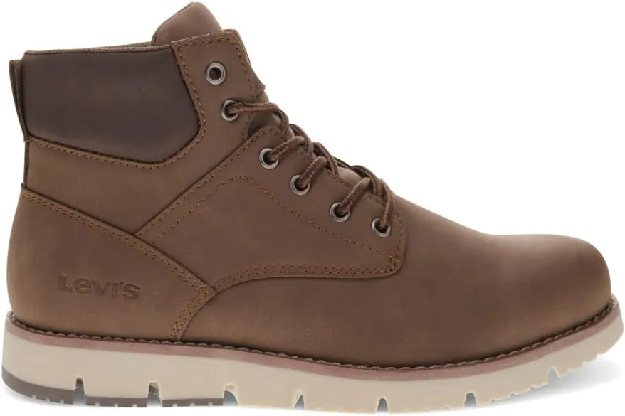 Levi's Mens Charles SH Vegan Leather Lace Up Rugged Casual Boot