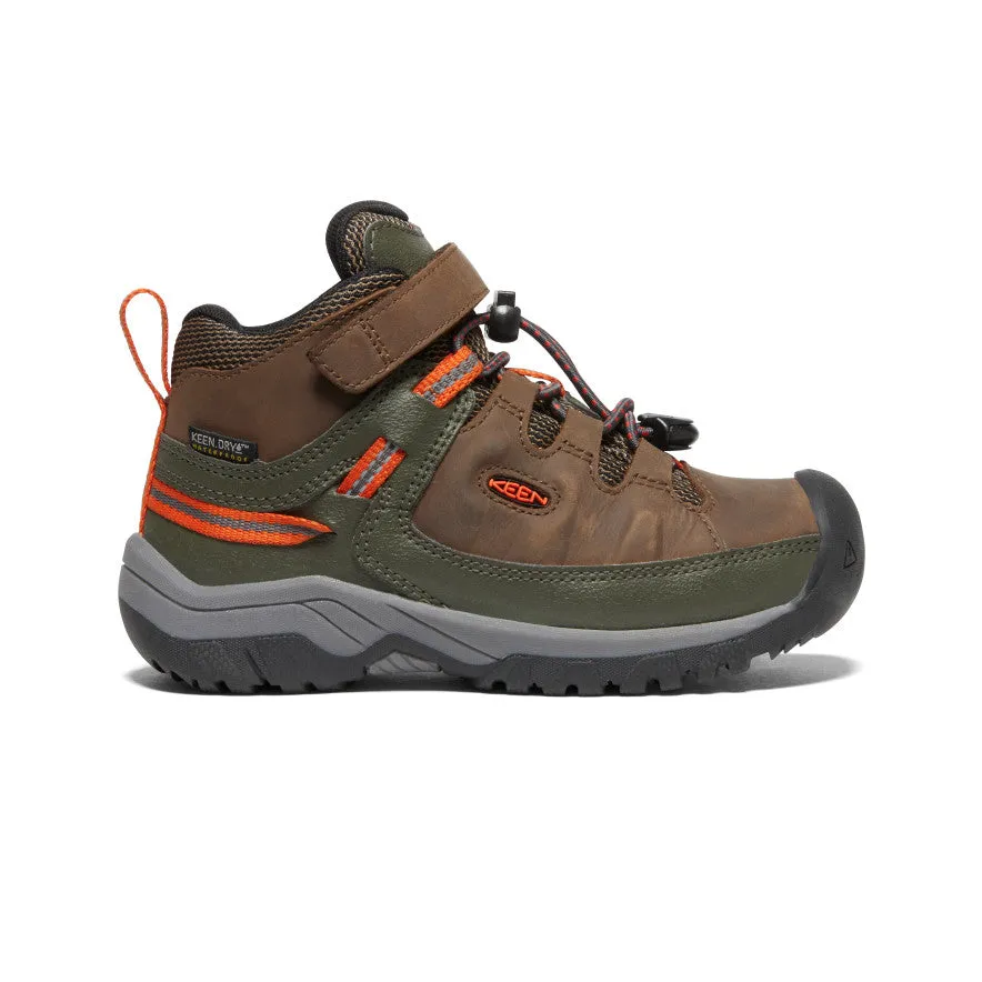 Little Kids' Targhee Waterproof Boot - Dark Earth/Forest Night