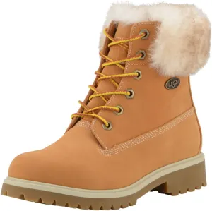 Lugz Women's Convoy Faux Fur Lace Up Boots Fashion