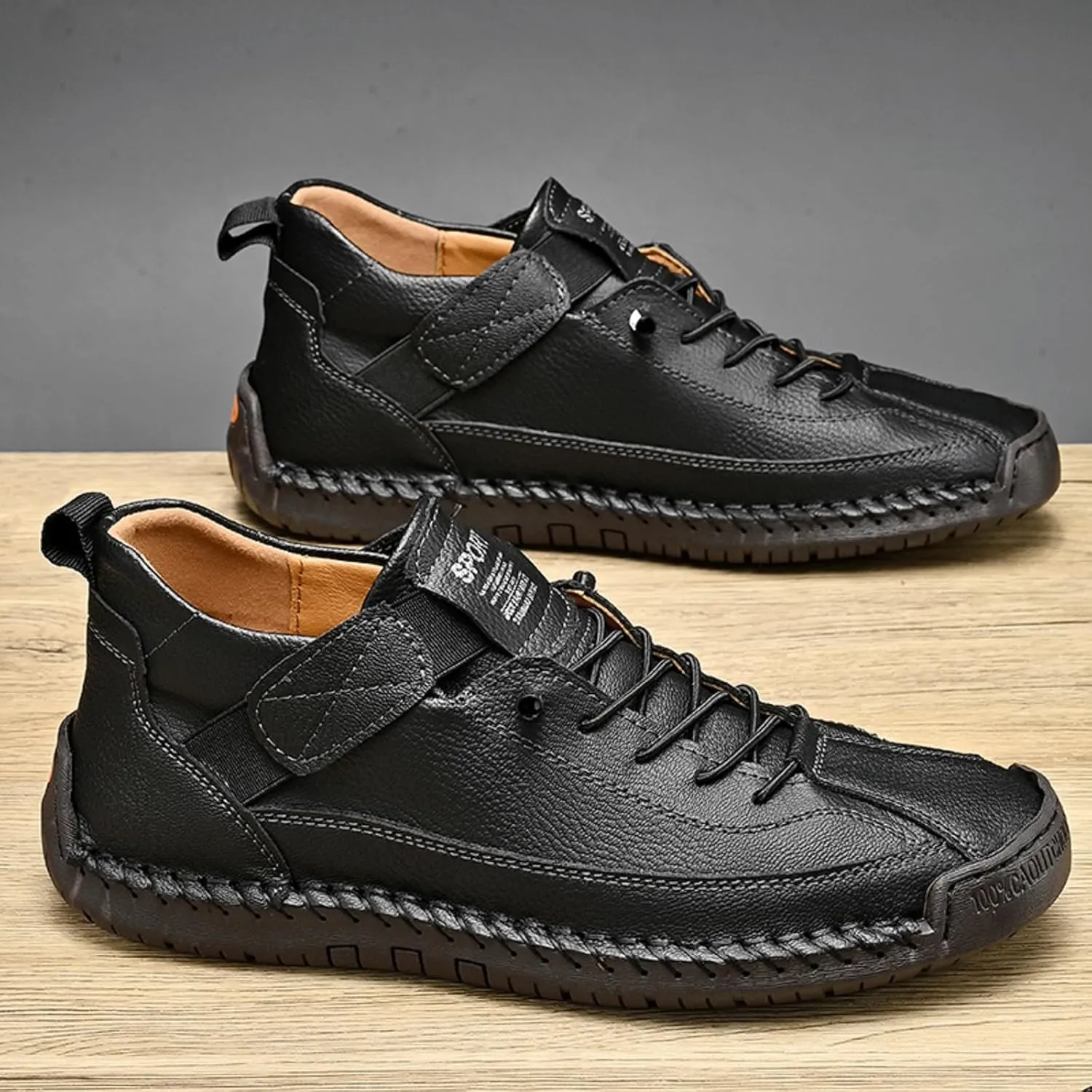 Mens Chukka Boots Non Slip Ankle Boots Loafers Casual Boots for Men Slip On Lightweight Dress Sneakers Handmade Fashion Sneakers Walking Driving Shoes