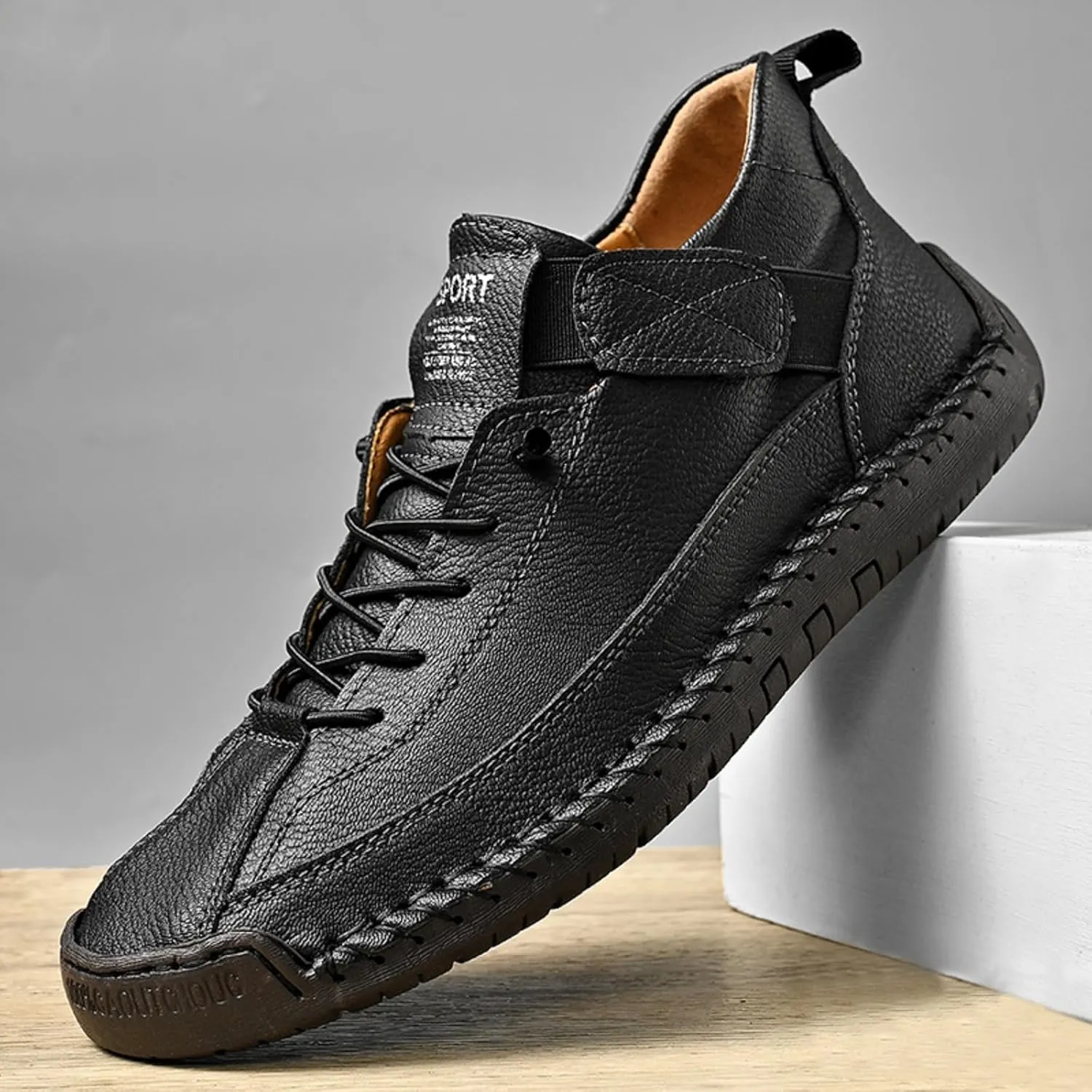 Mens Chukka Boots Non Slip Ankle Boots Loafers Casual Boots for Men Slip On Lightweight Dress Sneakers Handmade Fashion Sneakers Walking Driving Shoes