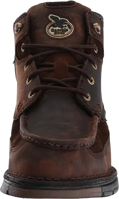Men's Georgia Boot Athens 6" Men's Brown WP, EH Soft Toe Work Boot
