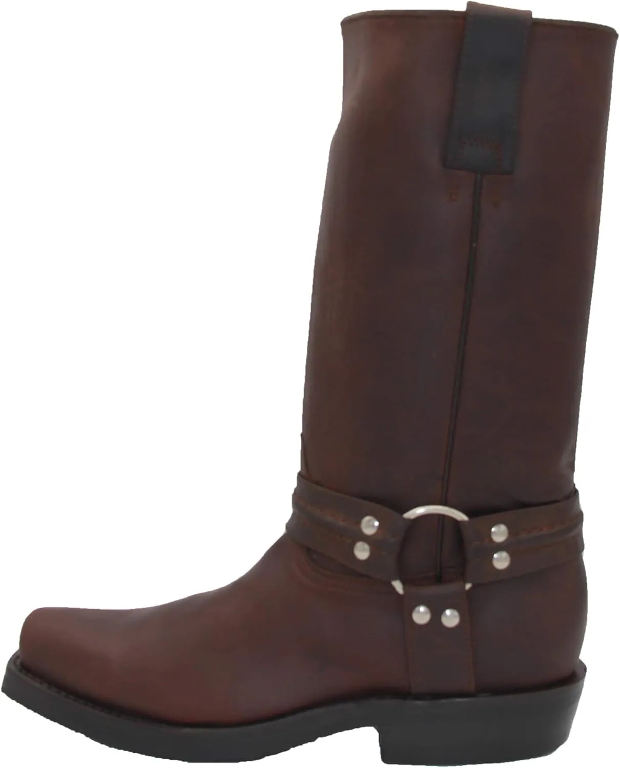 Men's Leather Harness Western Biker Boot