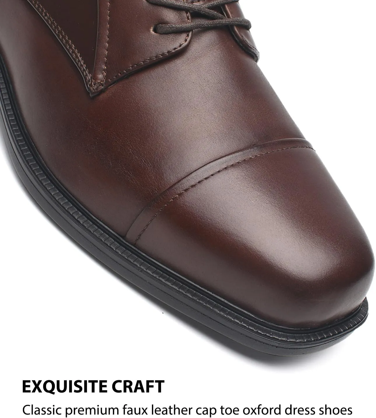 Men's Oxfords Classic Modern Round Captoe Shoes
