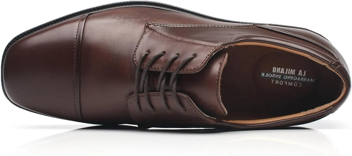Men's Oxfords Classic Modern Round Captoe Shoes