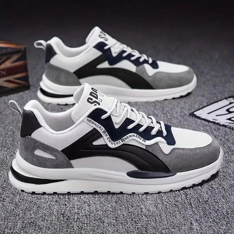 Men's Retro Street Style Low-Top Skate Shoes - Comfortable, All-Season Casual Sneakers for Walking & Travel