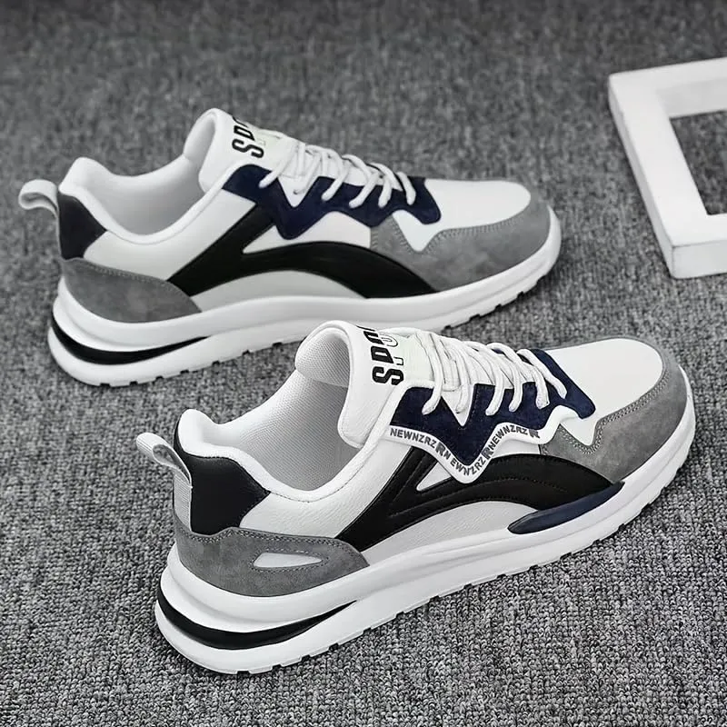 Men's Retro Street Style Low-Top Skate Shoes - Comfortable, All-Season Casual Sneakers for Walking & Travel