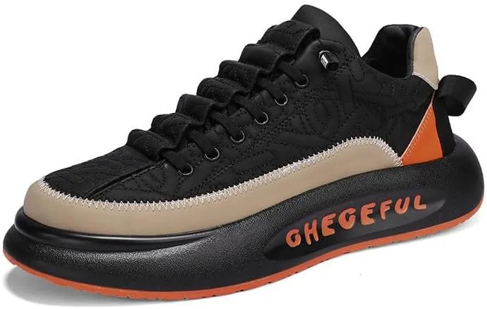 Men's Stylish Chunky Skate Shoes - Trendy Street Style with Comfy Non-Slip Soft Sole for Outdoor & Casual Wear