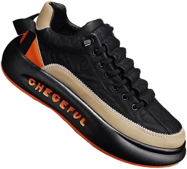 Men's Stylish Chunky Skate Shoes - Trendy Street Style with Comfy Non-Slip Soft Sole for Outdoor & Casual Wear