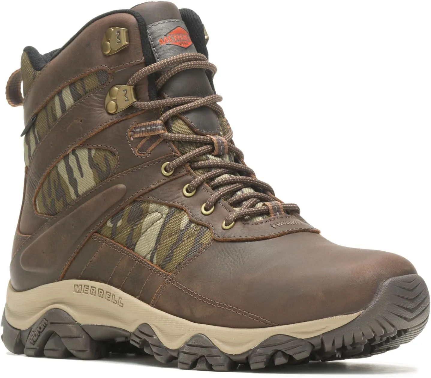 Merrell Men's, Moab 2 Timber 6in Waterproof Boot CAMO 9.5 M