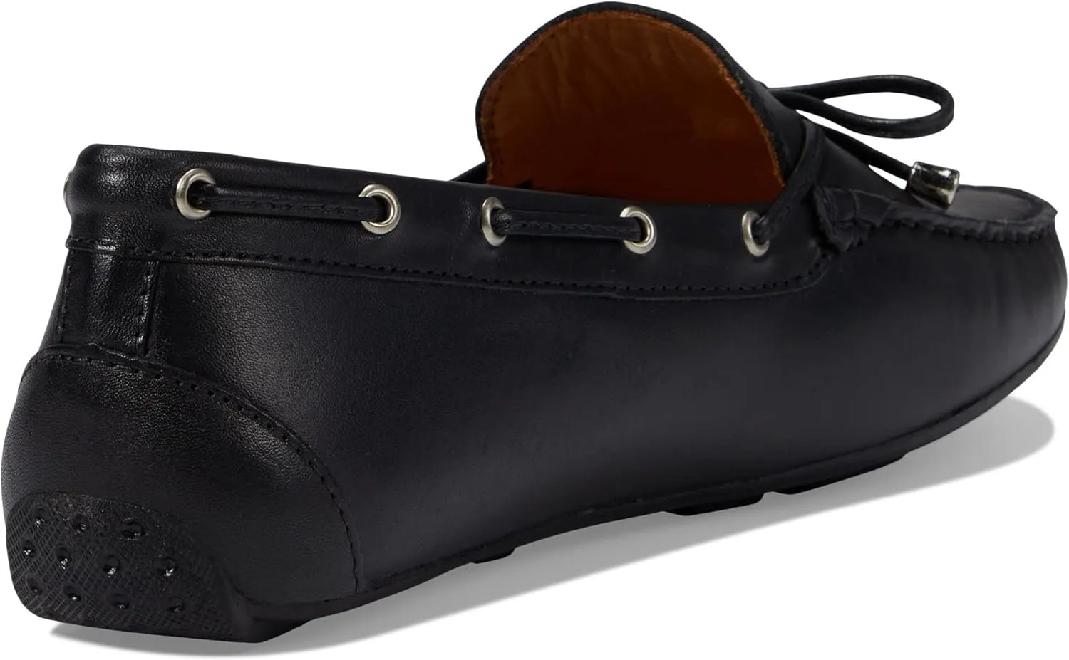 MJNY Womens Casual Comfortable Genuine Leather Lightweight Driving Moccasins Classic Fashion Tiebow Slip On Ladies Driving Loafer Flat Shoes