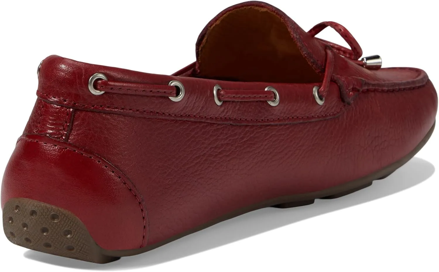 MJNY Womens Casual Comfortable Genuine Leather Lightweight Driving Moccasins Classic Fashion Tiebow Slip On Ladies Driving Loafer Flat Shoes