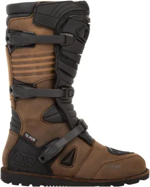 MSR Waterproof Adventure Motorcycle Boots Size 13 Brown